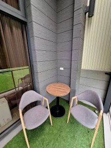 白鵝田園1館陽台座位